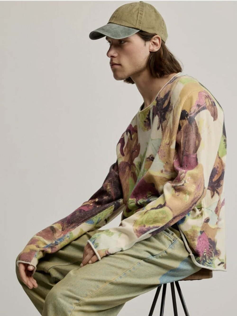 DESIGUAL Gaugin Printed Sweater - Picture 2 of 5